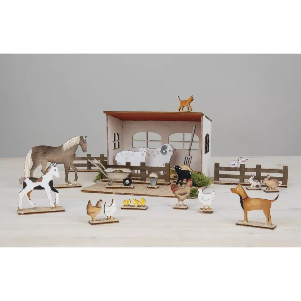 Kit 3D de Madera Granja Rayher