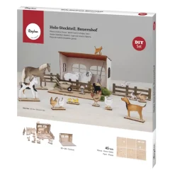 Kit 3D de Madera Granja Rayher