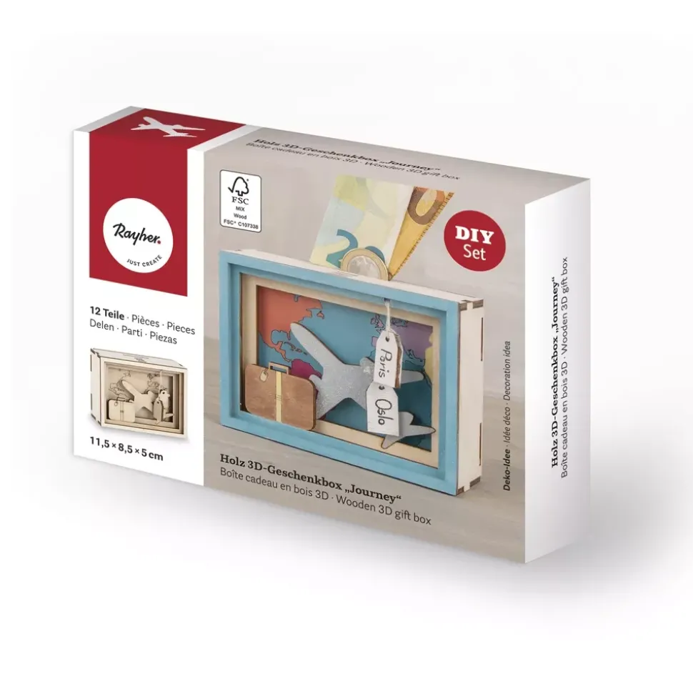 Kit 3D de madera Journey