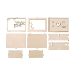 Kit 3D de madera Love