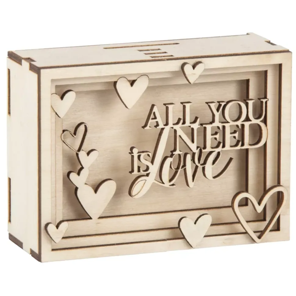 Kit 3D de madera Love