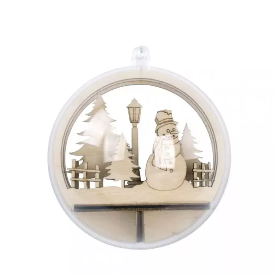 Kit 3D de Madera Muñeco de Nieve Rayher