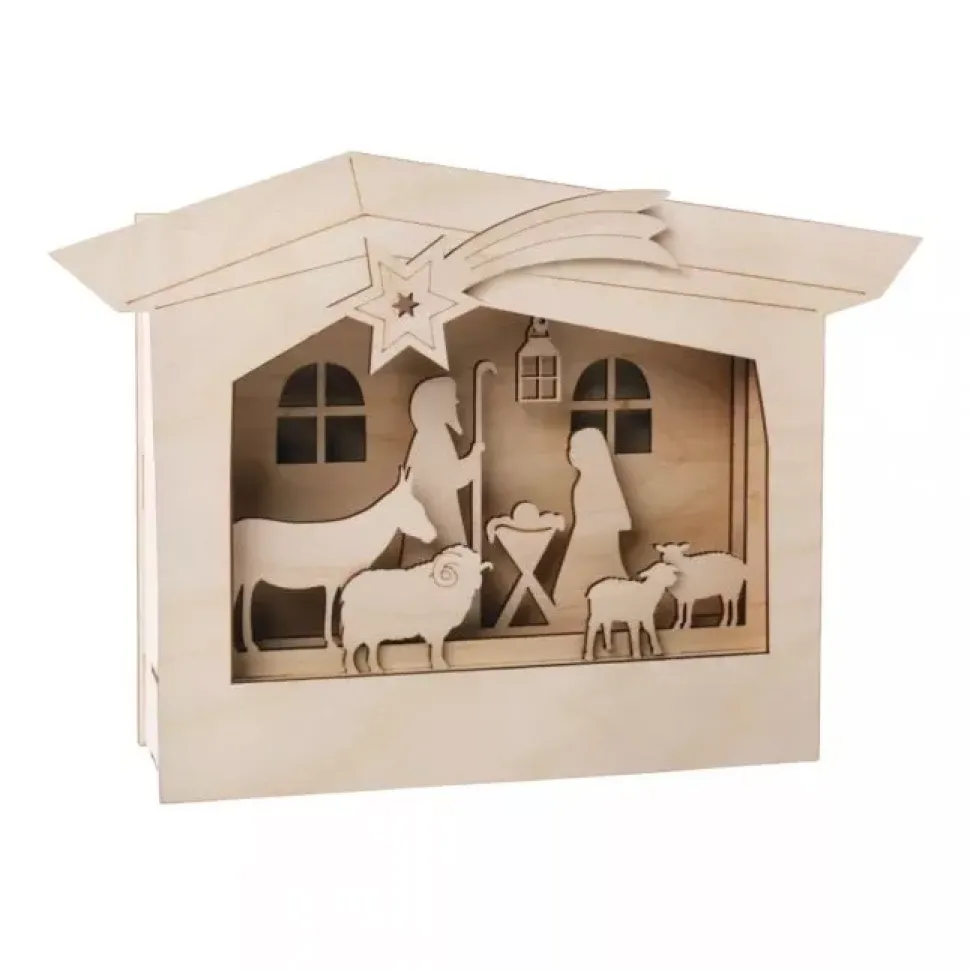 Kit 3D de Madera Pesebre Rayher