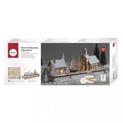 Kit 3D de Madera Pueblo Alpino Rayher