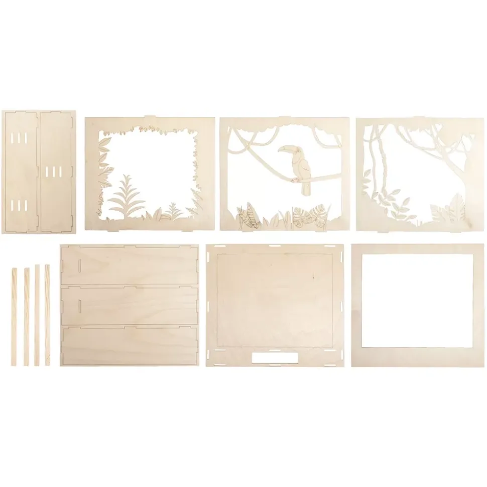 Kit 3D de madera Tucán