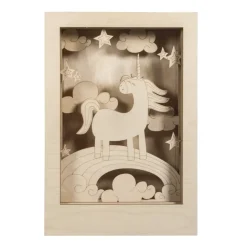 Kit 3D de madera Unicornio