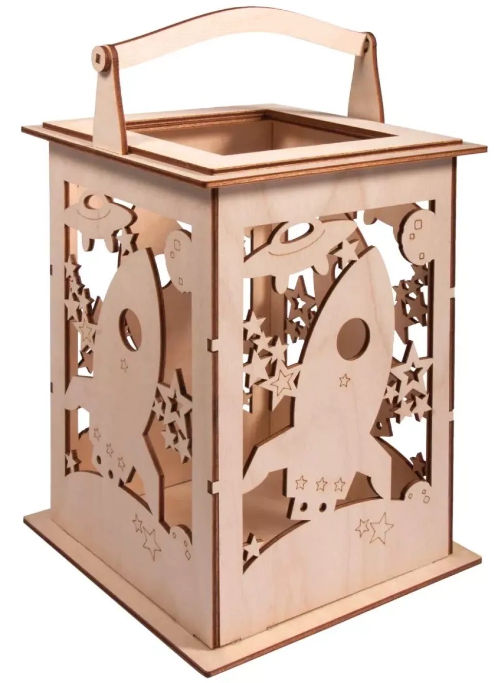 Kit 3D Farolillo Madera Cohete Rayher