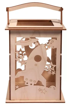 Kit 3D Farolillo Madera Cohete Rayher