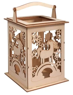 Kit 3D Farolillo Madera Unicornio Rayher