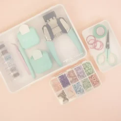 Kit de 3 Cajas de Organización Blancas Craftelier