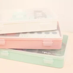 Kit de 3 Cajas de Organización Turquesas Craftelier