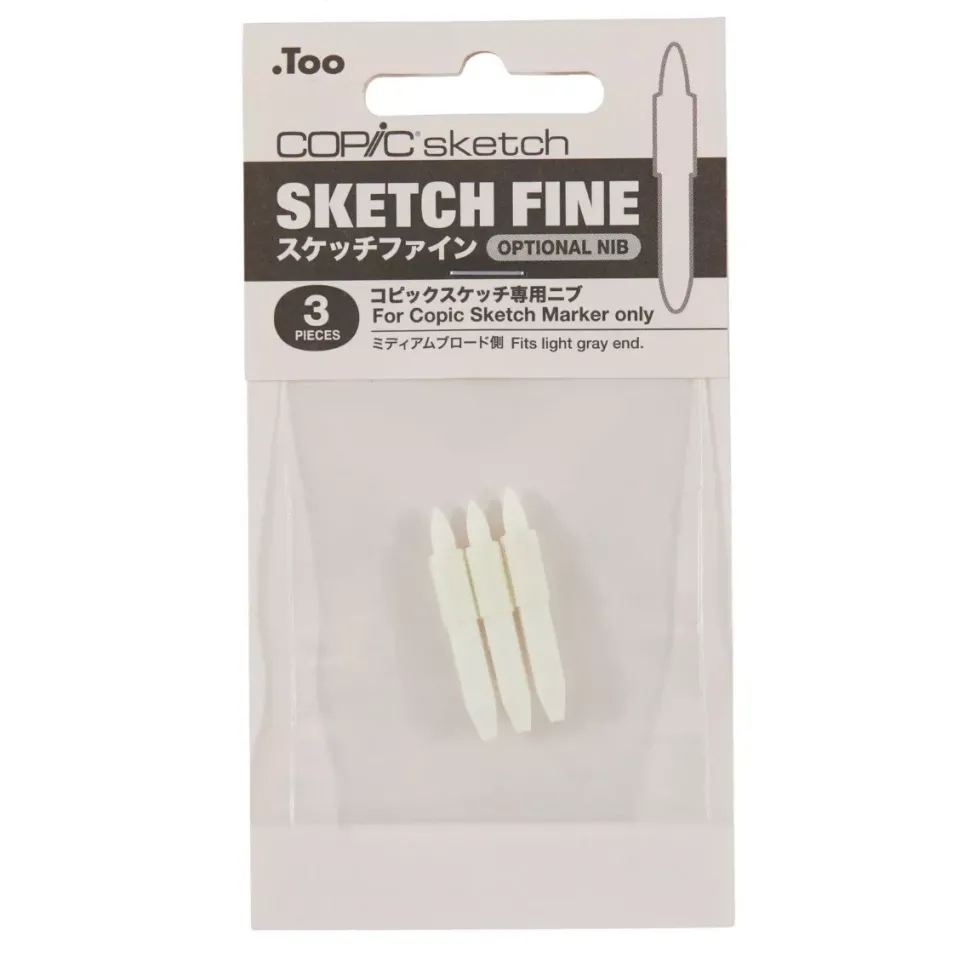 Kit de 3 puntas para rotulador Copic Sketch Fine