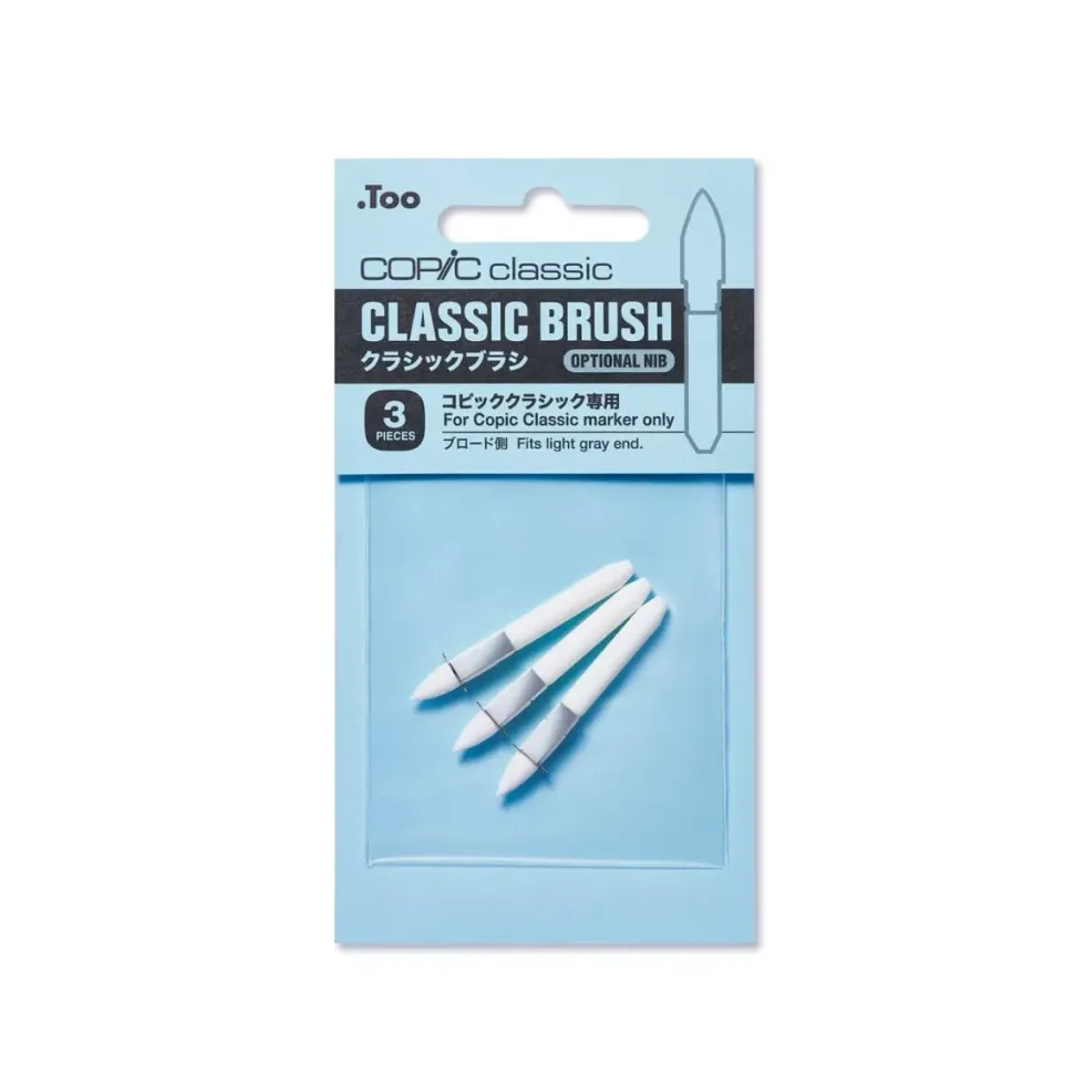Kit de 3 puntas para rotulador Copic Classic Brush
