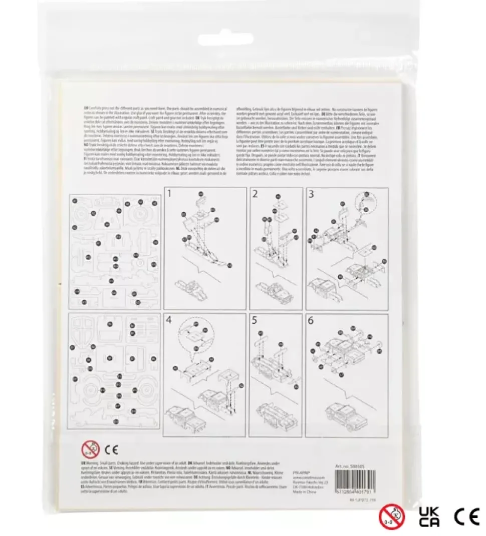 Kit de Construcción 3D Camioneta Creativ Company