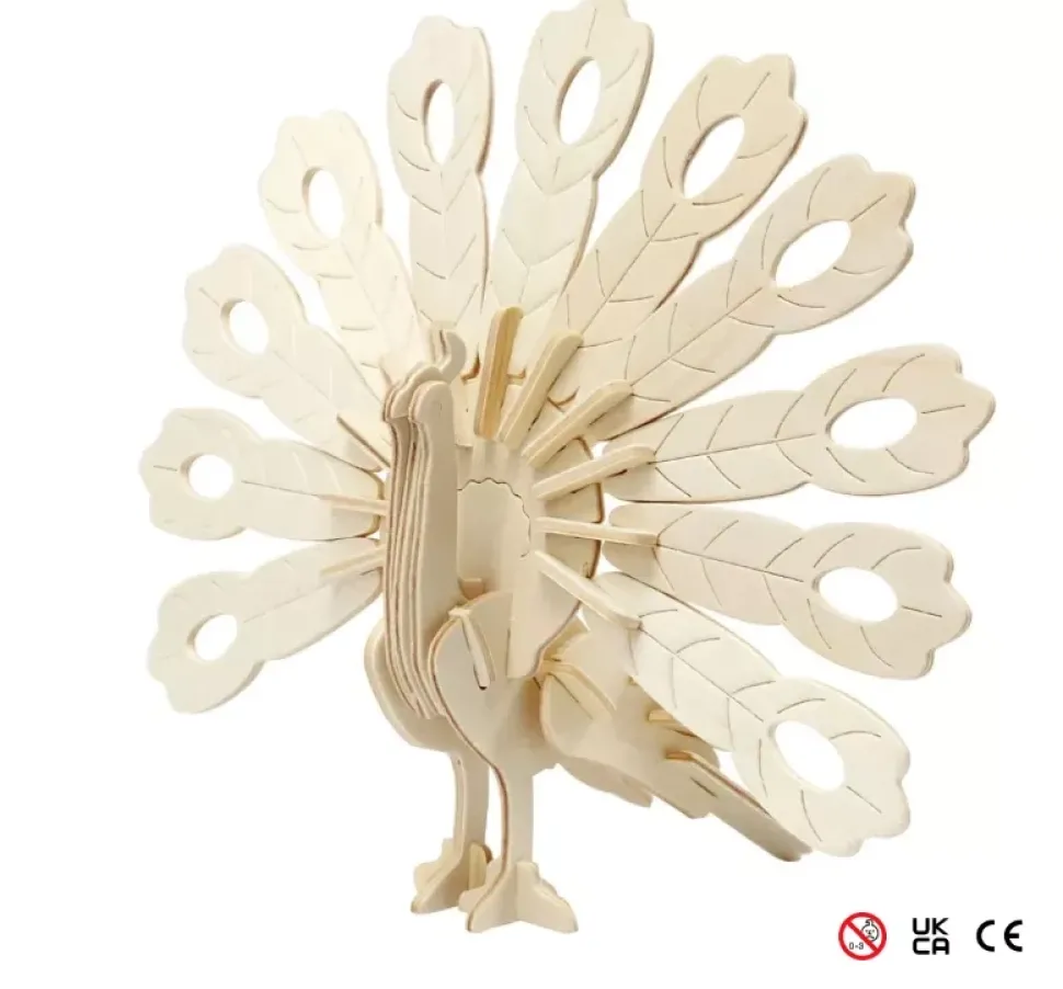 Kit de Construcción 3D Pavo Real Creativ Company