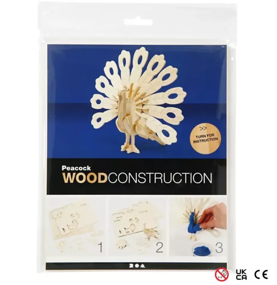 Kit de Construcción 3D Pavo Real Creativ Company