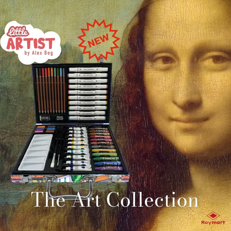 Kit de Dibujo 53 Piezas Gama Little Artist Houses Alex Bog