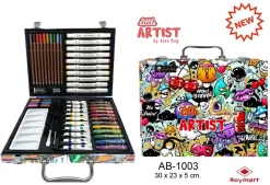 Kit de Dibujo 53 Piezas Gama Little Artist Grafitti Alex Bog