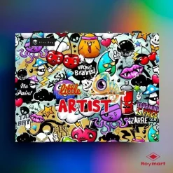 Kit de Dibujo 53 Piezas Gama Little Artist Grafitti Alex Bog