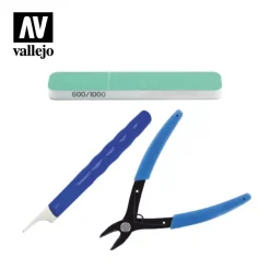 Kit de herramientas básicas para modelismo Vallejo