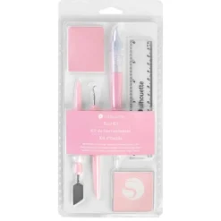 Kit de herramientas esenciales Rosa Silhouette