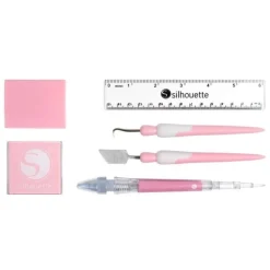 Kit de herramientas esenciales Rosa Silhouette