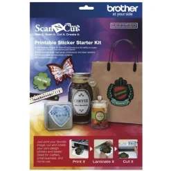 Kit de iniciación para adhesivo imprimible Brother