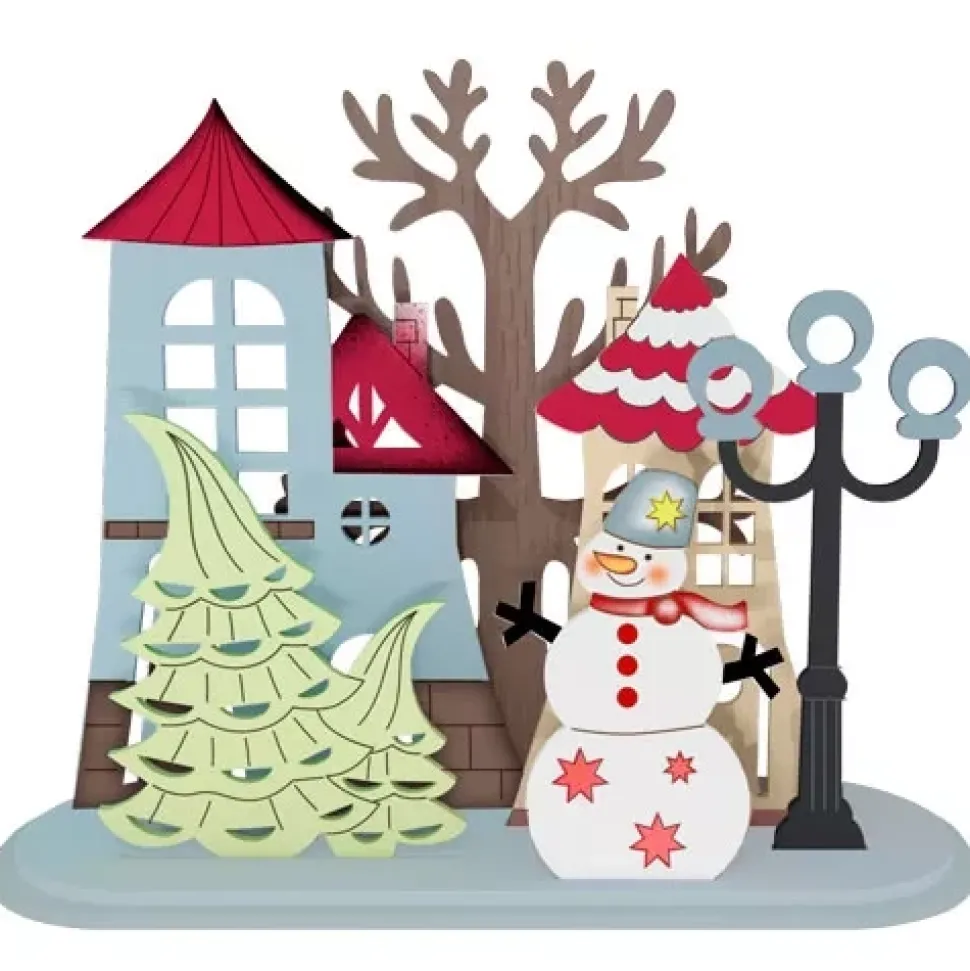 Kit de madera Ciudad de Invierno Fabrika Decoru