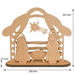 Kit de madera Portal de Belén Fabrika Decoru