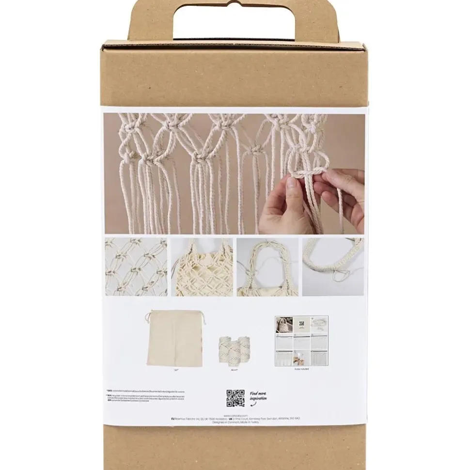 Kit de manualidades bolsa de macramé Creativ Company