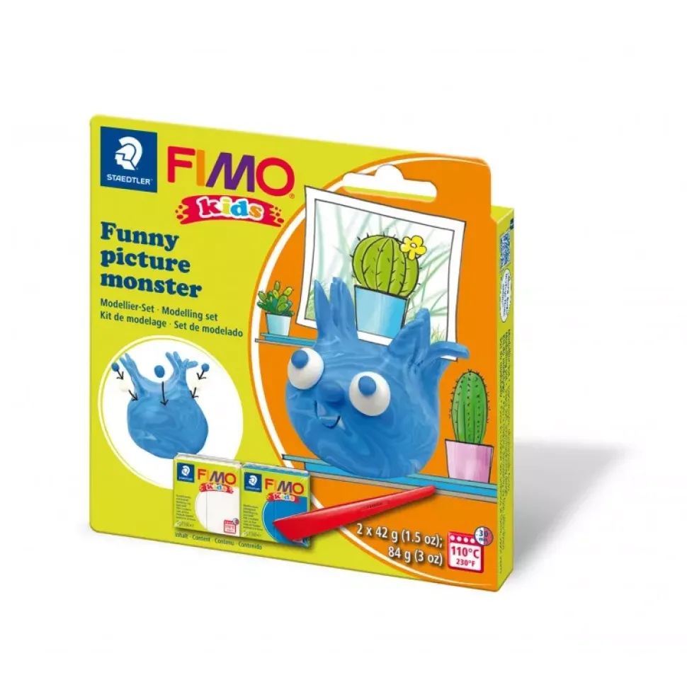 Kit de Modelado Funny Picture Monster Fimo Kids