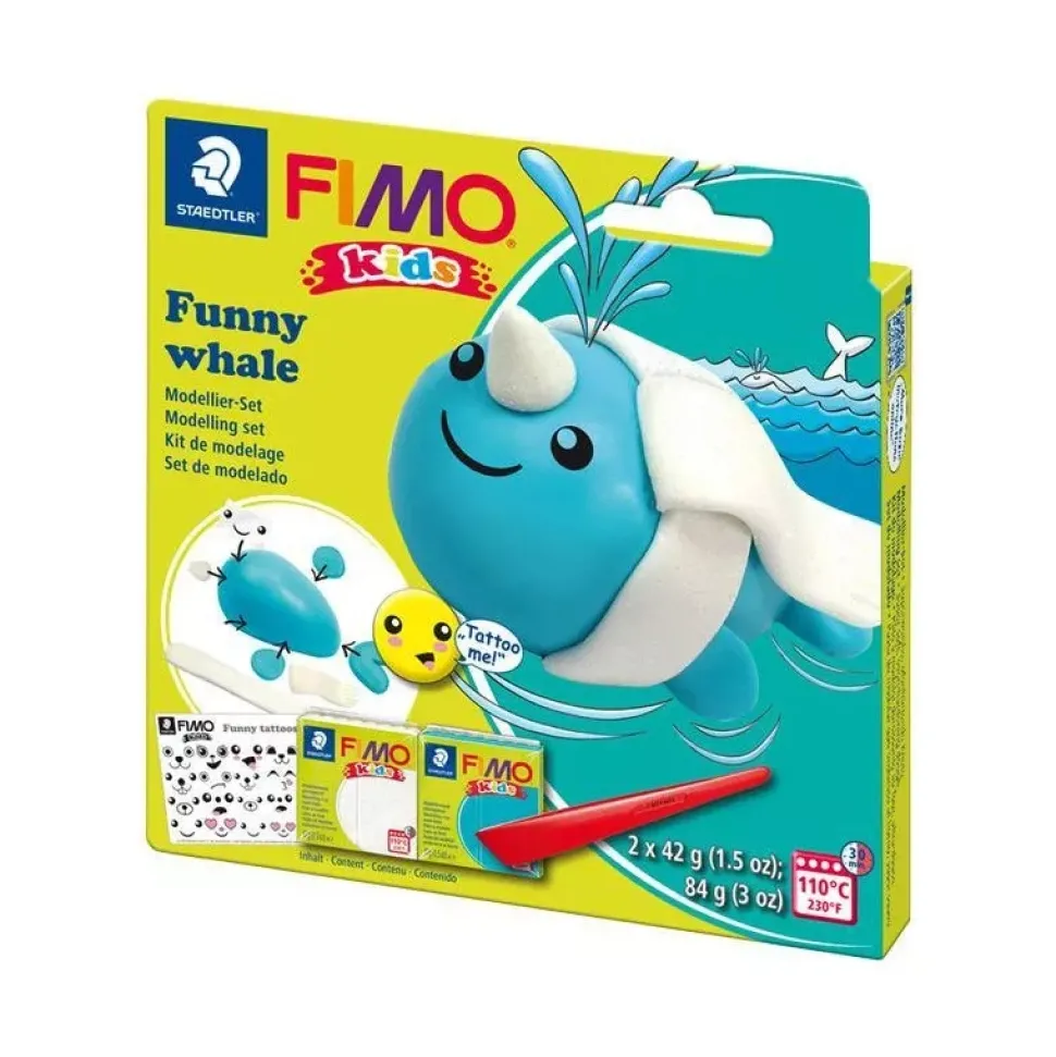 Kit de Modelado Funny Whale Fimo Kids