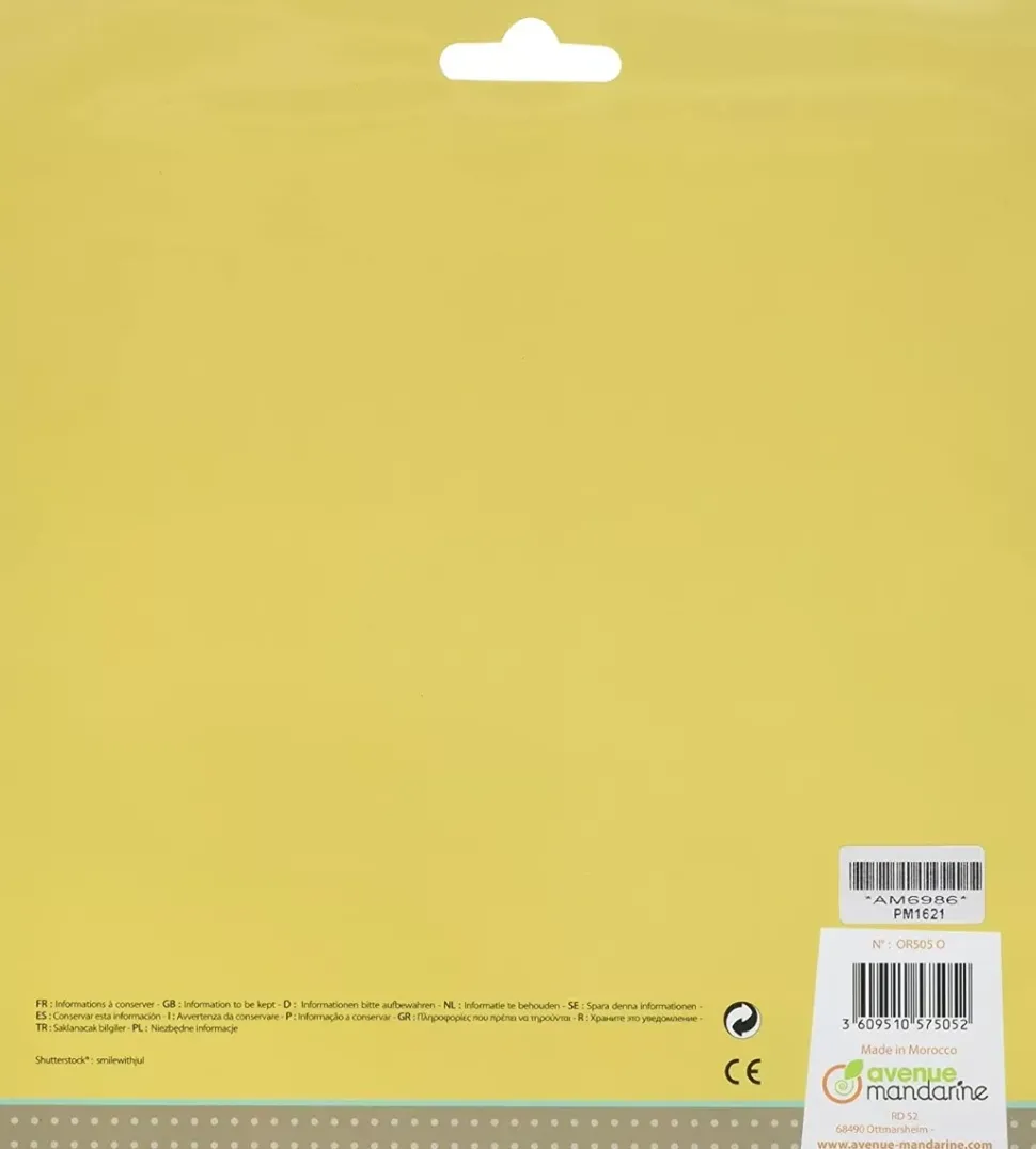 Kit de Papel para Origami Spring Avenue Mandarine