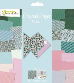 Kit de Papel para Origami Scales Avenue Mandarine