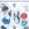 Kit de Papel para Origami Animales de Mar Clairefontaine