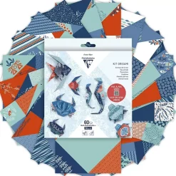 Kit de Papel para Origami Animales de Mar Clairefontaine
