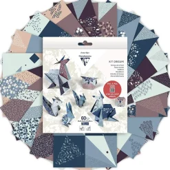 Kit de Papel para Origami Animales del Bosque Clairefontaine