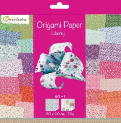 Kit de Papel para Origami Liberty Avenue Mandarine