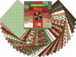 Kit de Papel para Origami Noel Avenue Mandarine