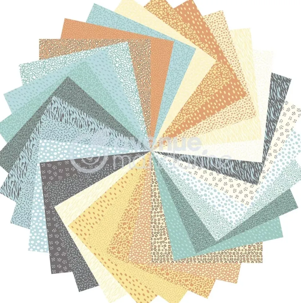 Kit de Papel para Origami Furs Avenue Mandarine