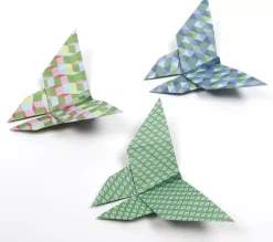 Kit de Papel para Origami Geometric Avenue Mandarine