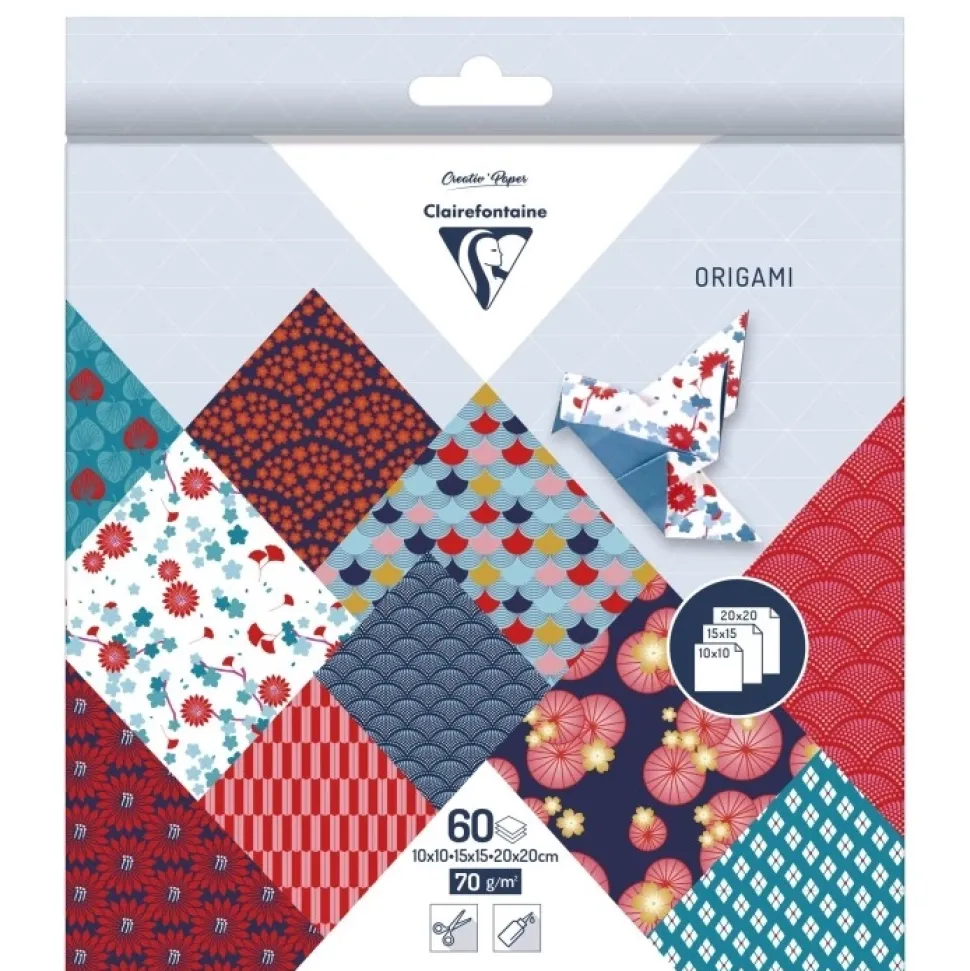 Kit de Papel para Origami Hanayo Clairefontaine