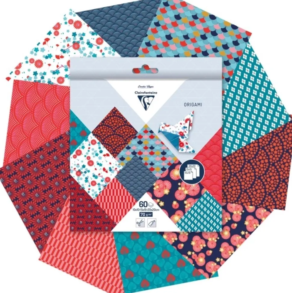 Kit de Papel para Origami Hanayo Clairefontaine