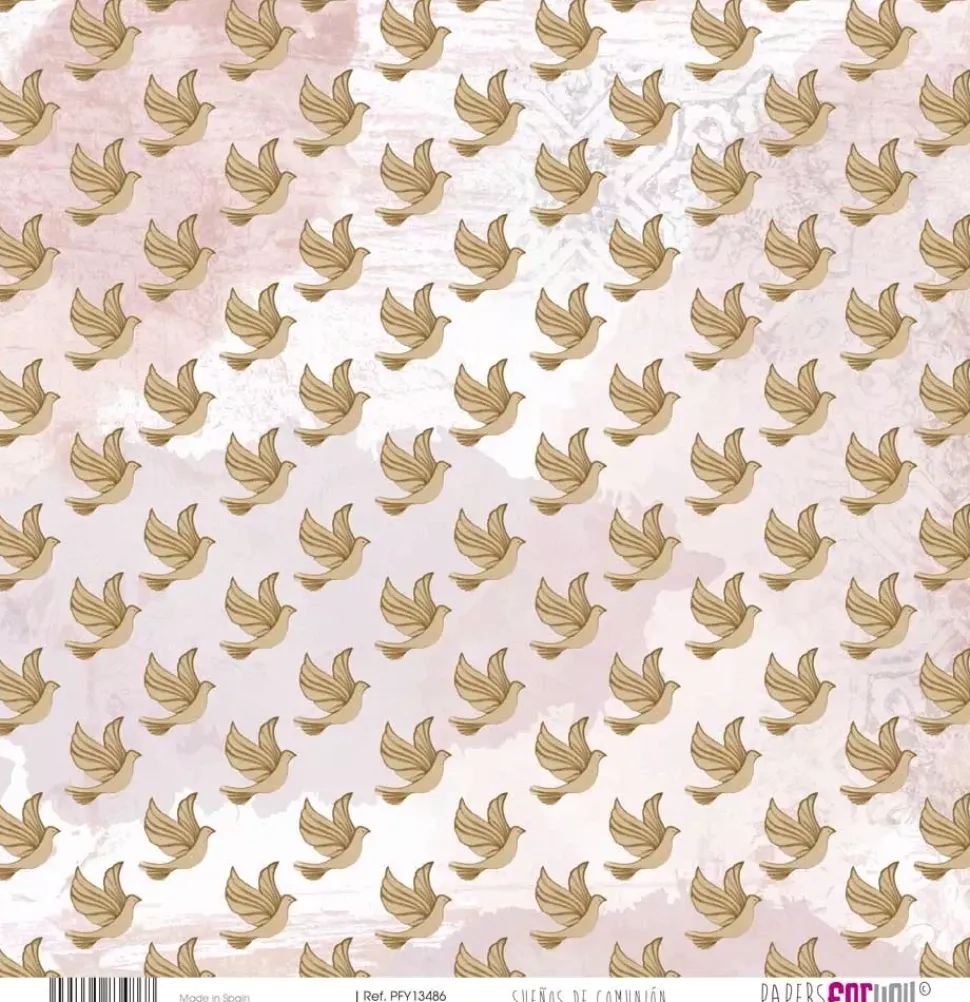 Kit de Papeles Vellum Niñas Sueños de Comunión PapersForYou 30x31cm