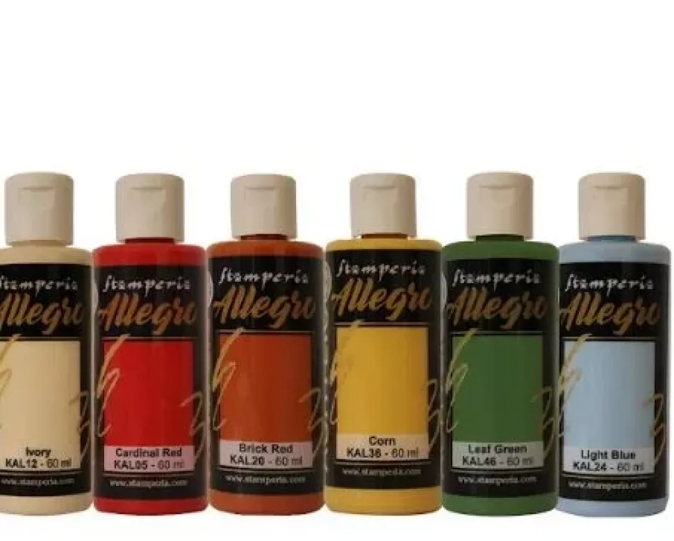 Kit de Pinturas Acrílicas Allegro Sunflower Art Stamperia