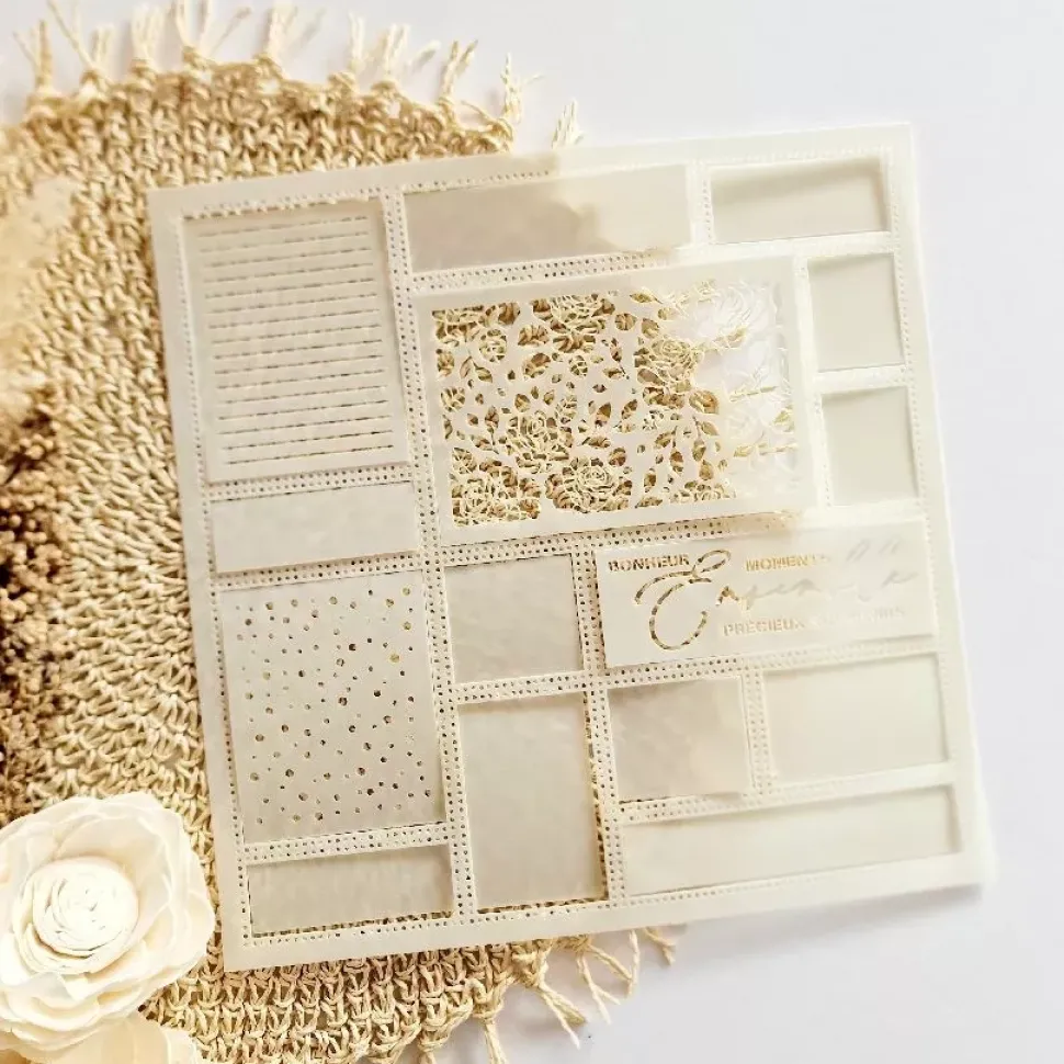 Kit de Plantillas Patrones My Storyboard Florilèges Design 30x30cm