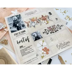 Kit de Plantillas Patrones My Storyboard Florilèges Design 30x30cm