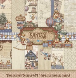Kit de scrapbooking Santa's Workshop PapersForYou 20x20cm