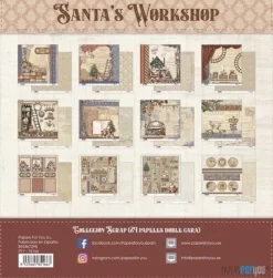Kit de scrapbooking Santa's Workshop PapersForYou 20x20cm