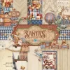 Kit de scrapbooking Santa's Workshop PapersForYou 15x30cm